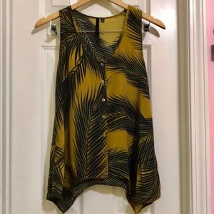 3 for $50 Bellatrix mustard and black leaf top